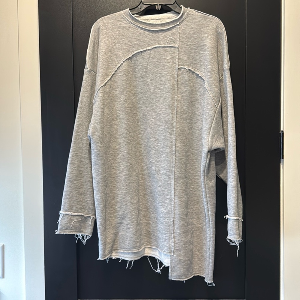 Locker Room grey distressed dress